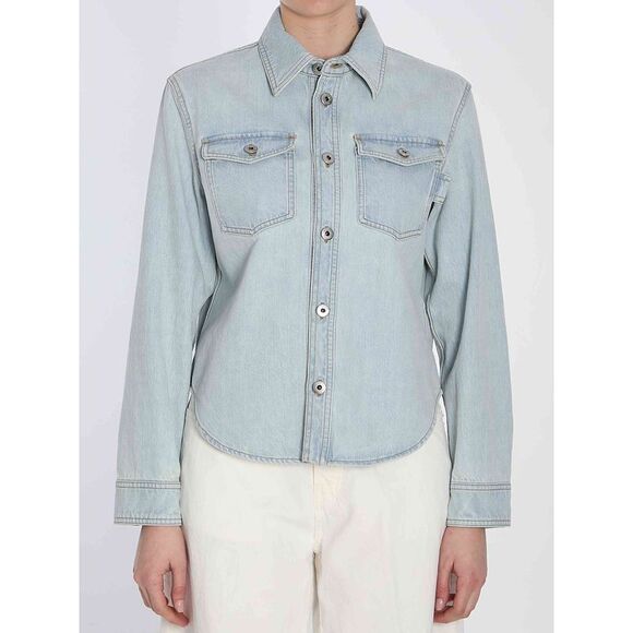 Bottega Veneta Women Denim Shirt